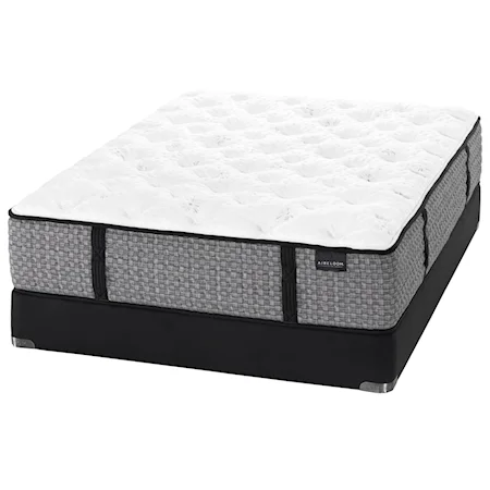 King Luxury Firm Pocketed Coil Mattress and 5" Low Profile Boxspring